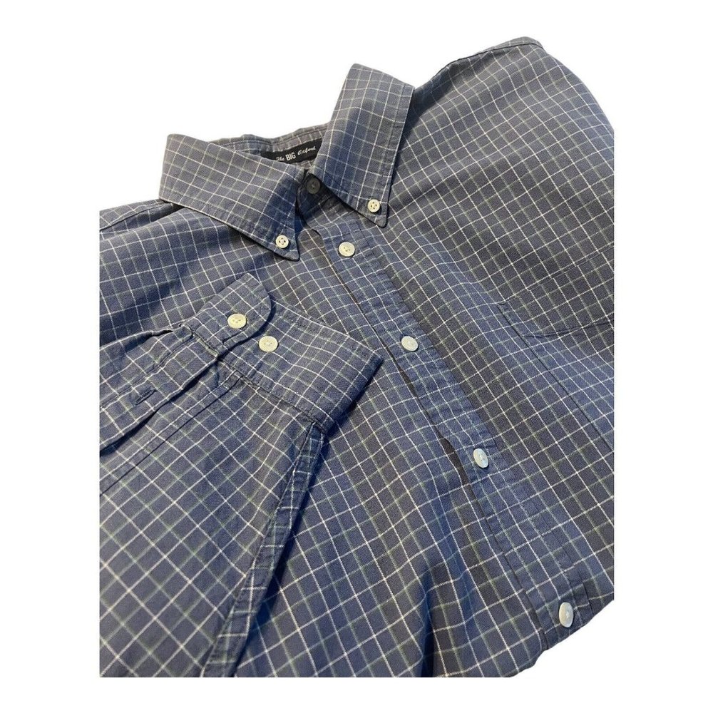 Men's Gap Premium Classic Fit Long Sleeve Button Front Shirt Size XL
